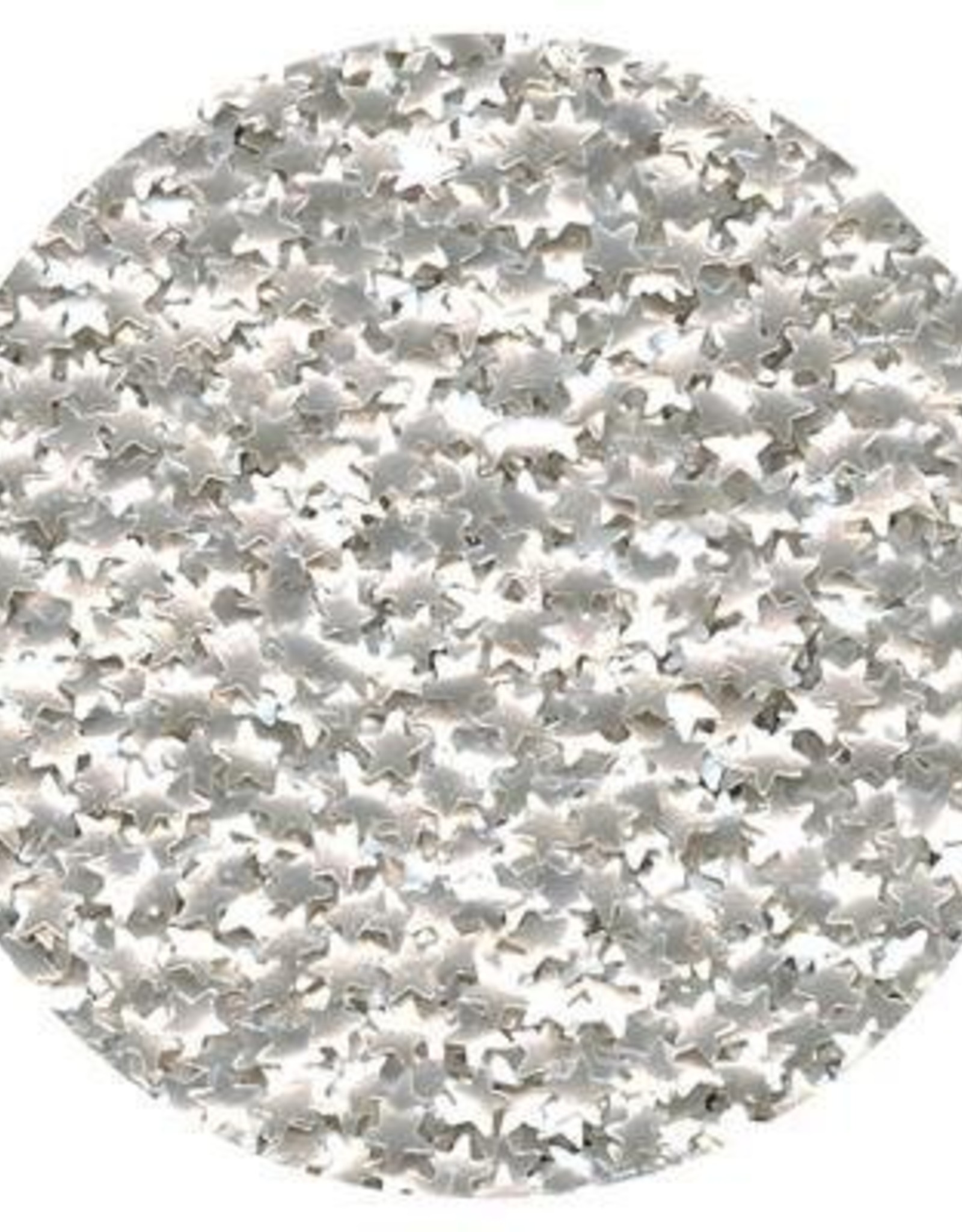 Shaped Edible Glitter (Silver Stars)