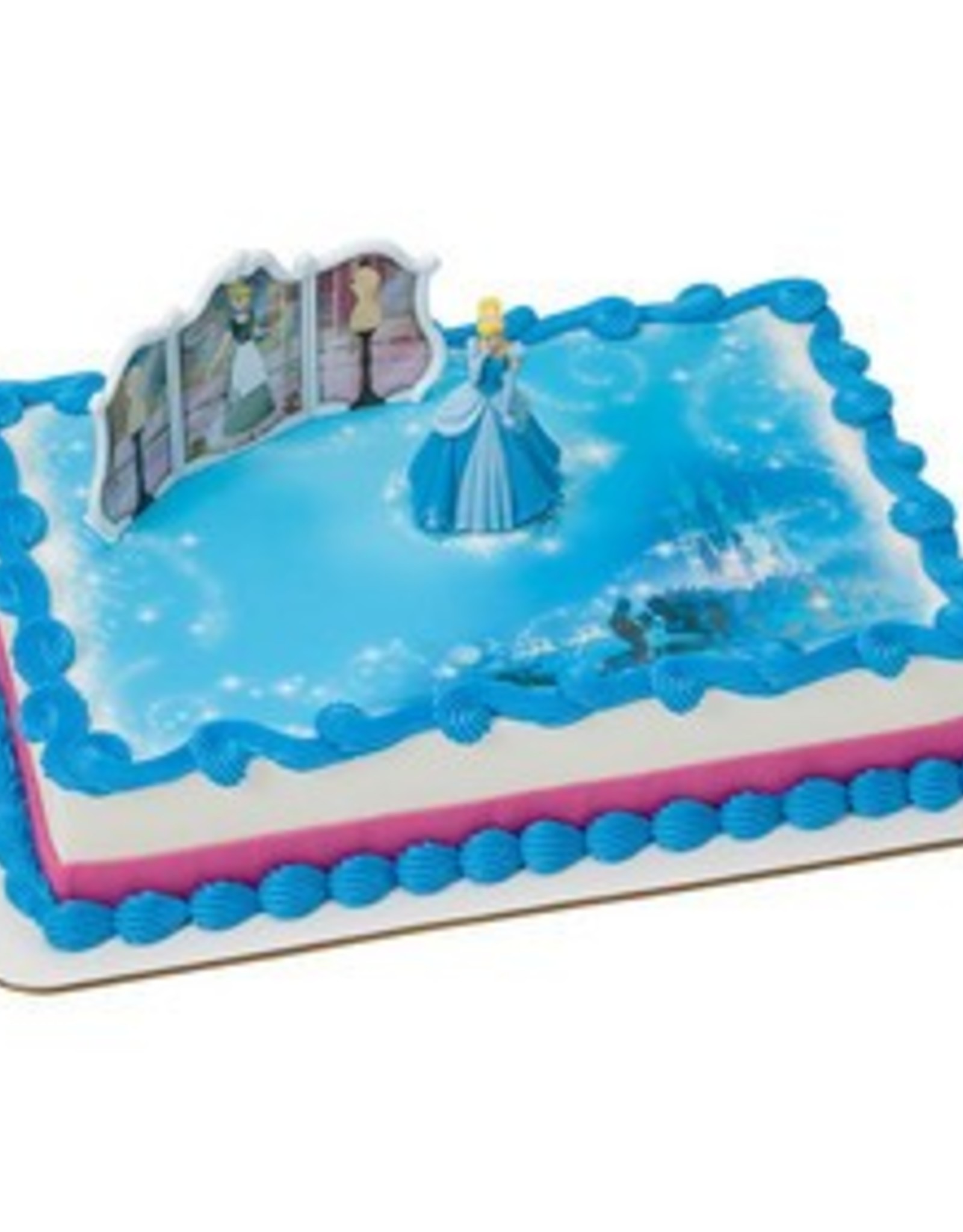 Princess Cinderella Pink Gown Cake Topper Pvc 4” Algeria | Ubuy