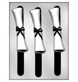Diploma Pretzel Rod Chocolate Mold