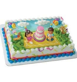 Dora Birthday Celebration Cake Topper