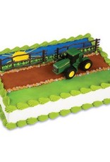 Farm Tractor and Trailer Cake Topper