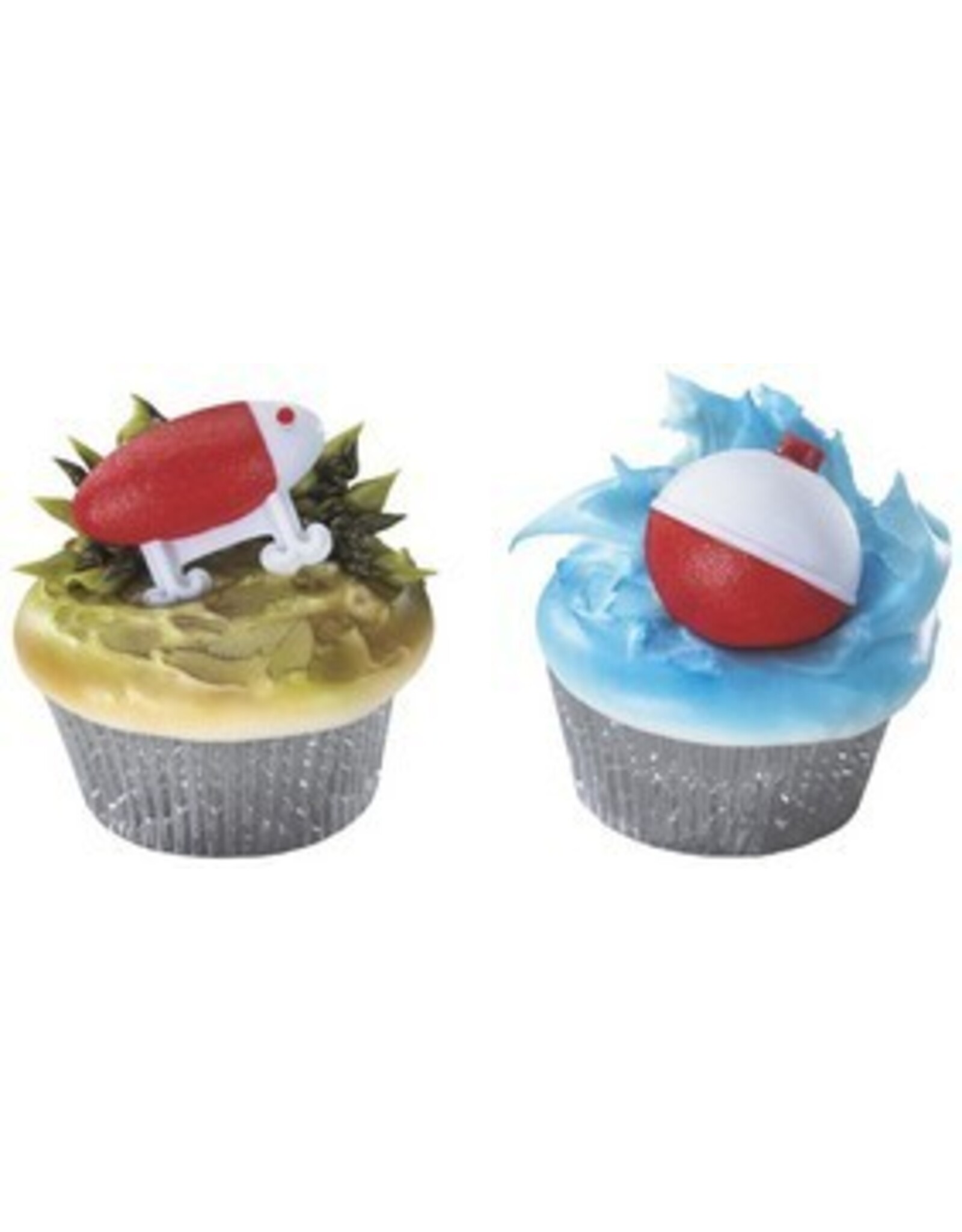 Fishing Lure & Bobber Cupcake Rings (12/pkg)