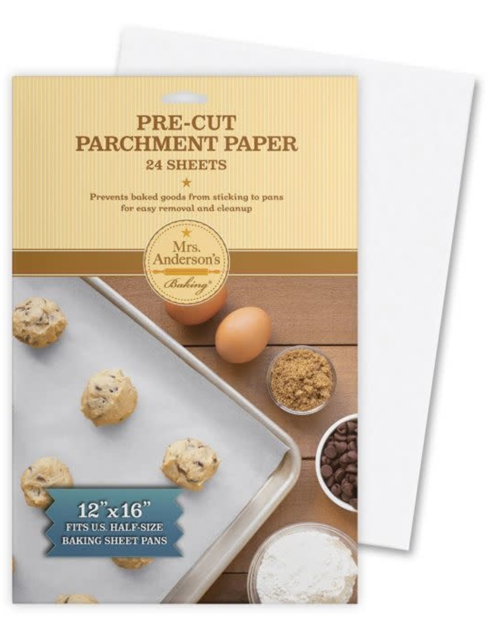 Pre-Cut Parchment Baking Sheets(24ct)