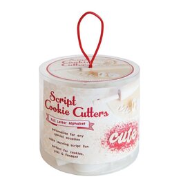 Script Alphabet Cookie/Fondant Cutters(26pc)