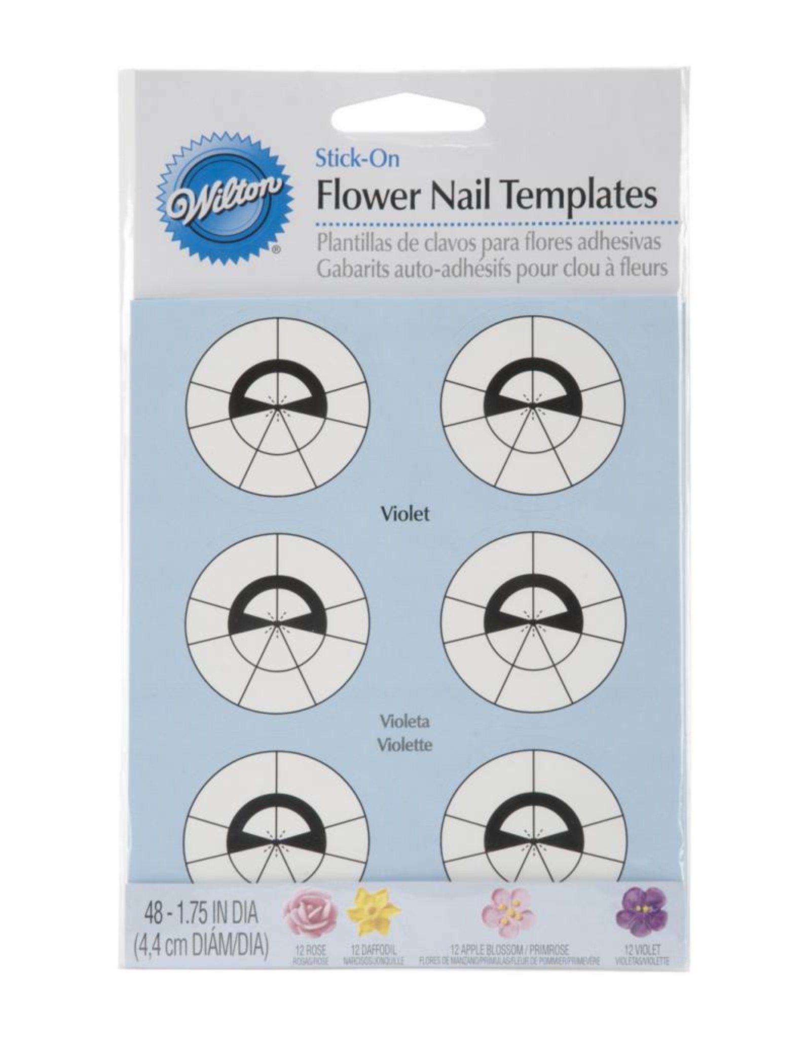 Wilton Flower Nail Templates Sweet Baking Supply Wilton Flower Nail Templates Sweet Baking Supply