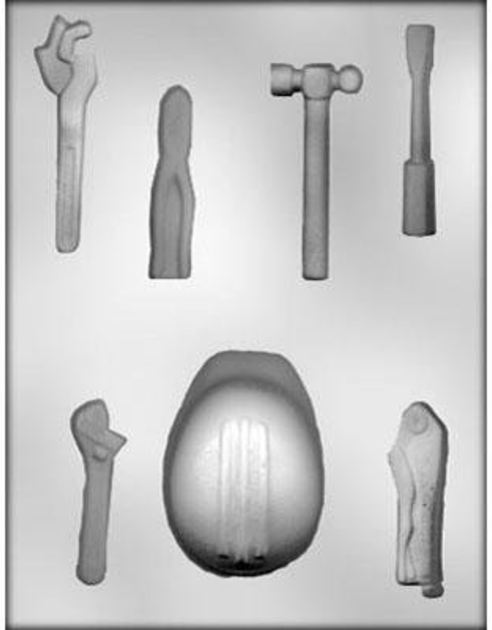 Hard Hat W/Tools Asst. Chocolate Candy Mold