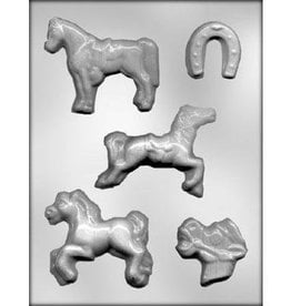 Horse Assortment Chocolate Candy Mold