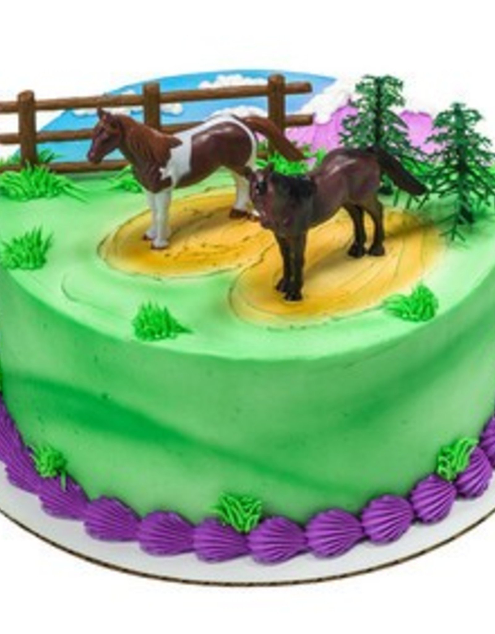 Horses Cake Topper