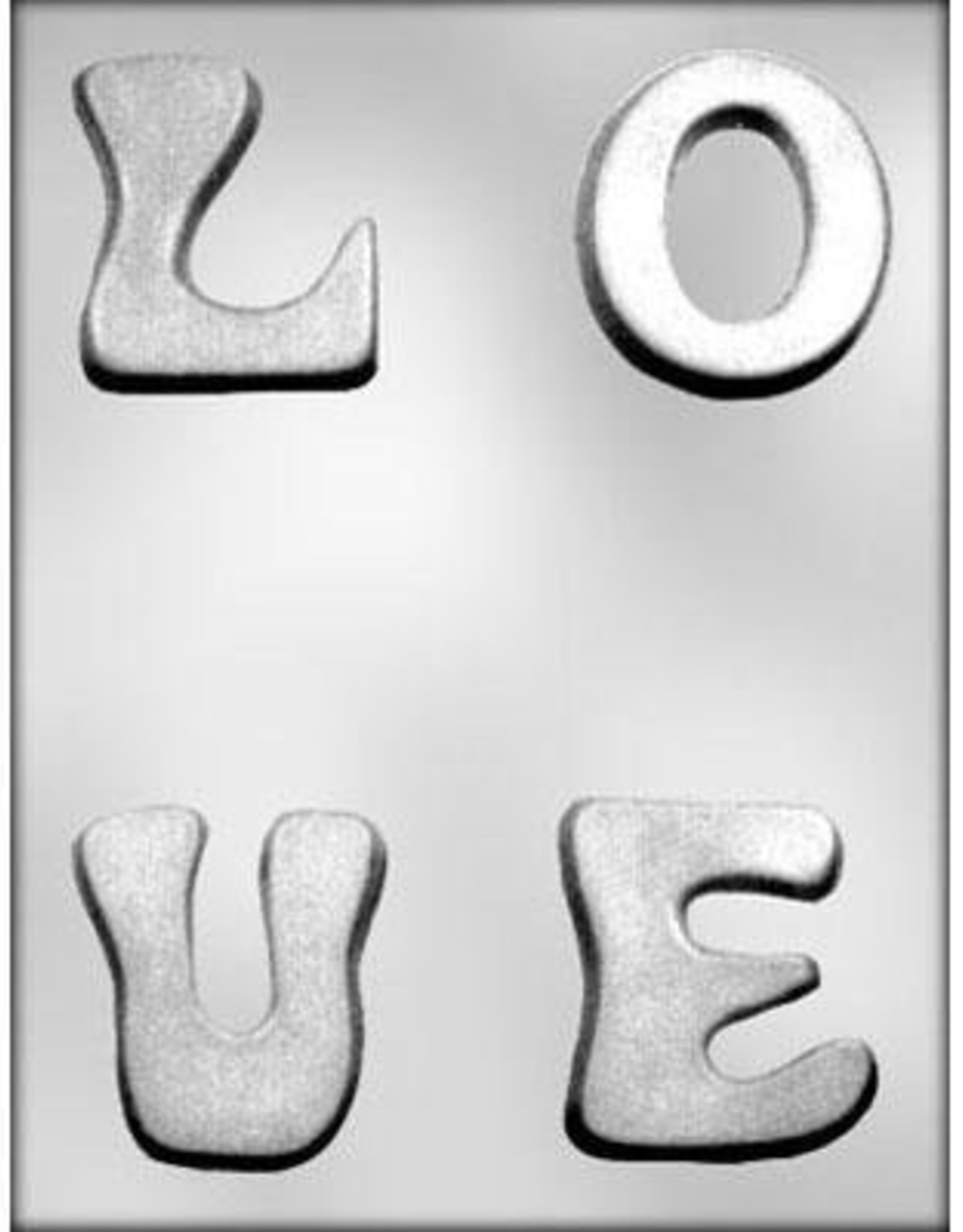 L-O-V-E Letters Chocolate Mold