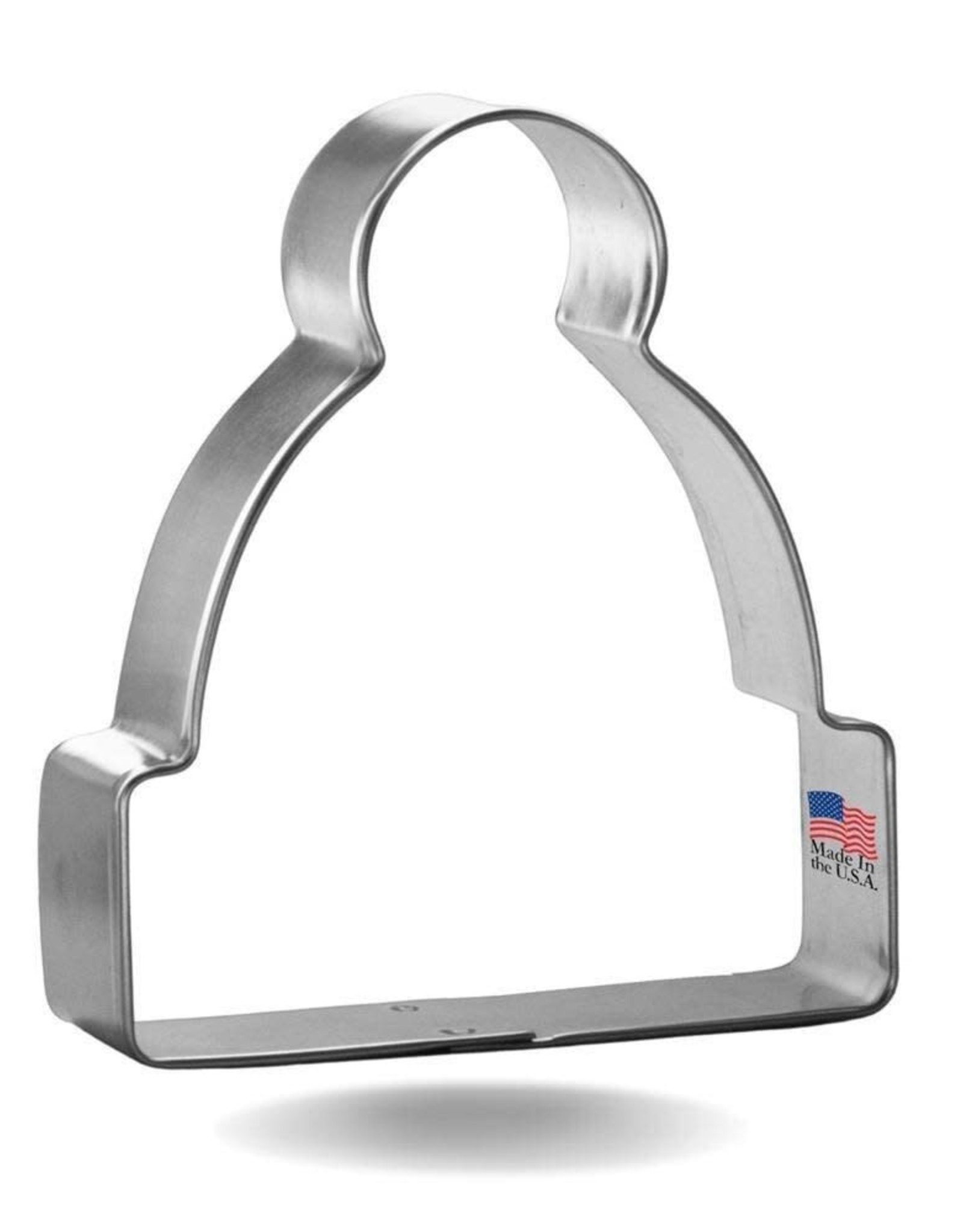 Beanie Hat/Stocking Cap Cookie Cutter (3.5")