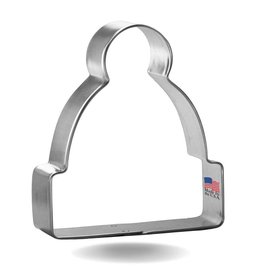 Beanie Hat/Stocking Cap Cookie Cutter (3.5")