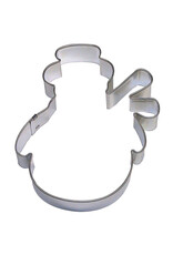 Snowman With Scarf Cookie Cutter (4.25")