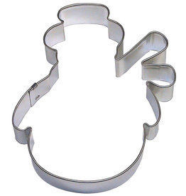 Snowman With Scarf Cookie Cutter 4.25"