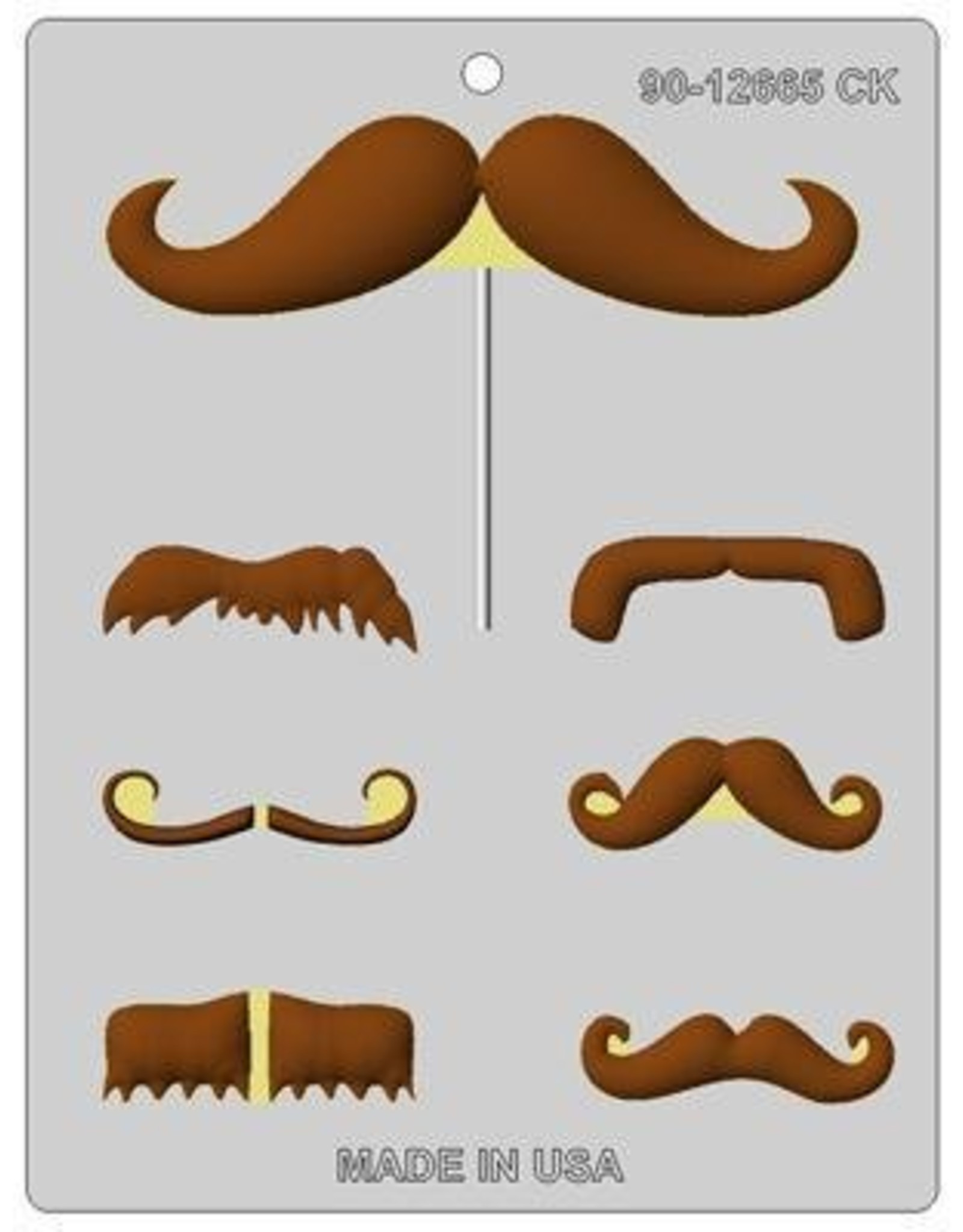 Moustache Styles Asst.Chocolate Mold