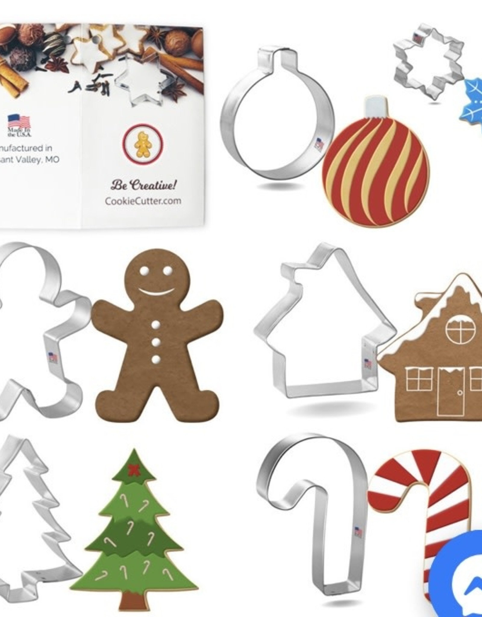 Gingerbread House Cookie Cutter Set (6pc)