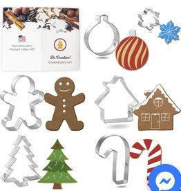 Foose Gingerbread House Cookie Cutter Set (6pc)