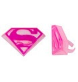 Supergirl Cupcake Rings (12 per pkg)