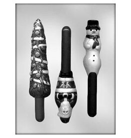 Pretzel Rod Christmas Asst. Mold