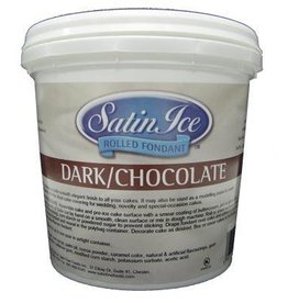Satin Ice Fondant (Dark/Chocolate) 2 lb.