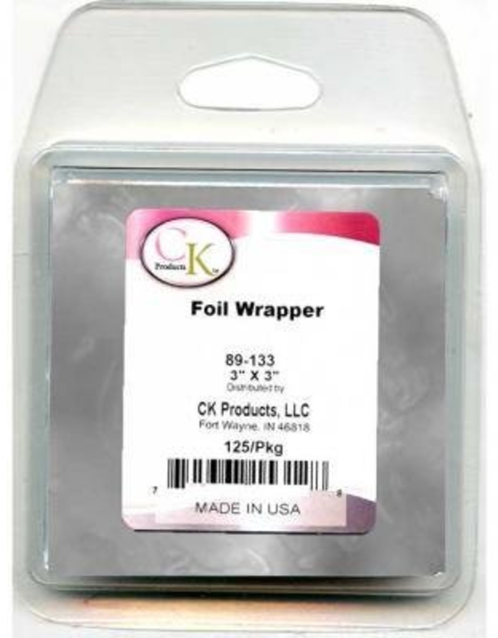 Silver Foil 3x3 Wrappers