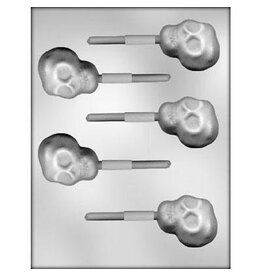 Skull Chocolate Sucker Mold