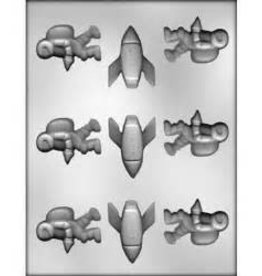 Space Assortment Candy Mold (1-5/8")