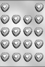 Sunburst Heart Chocolate Mold