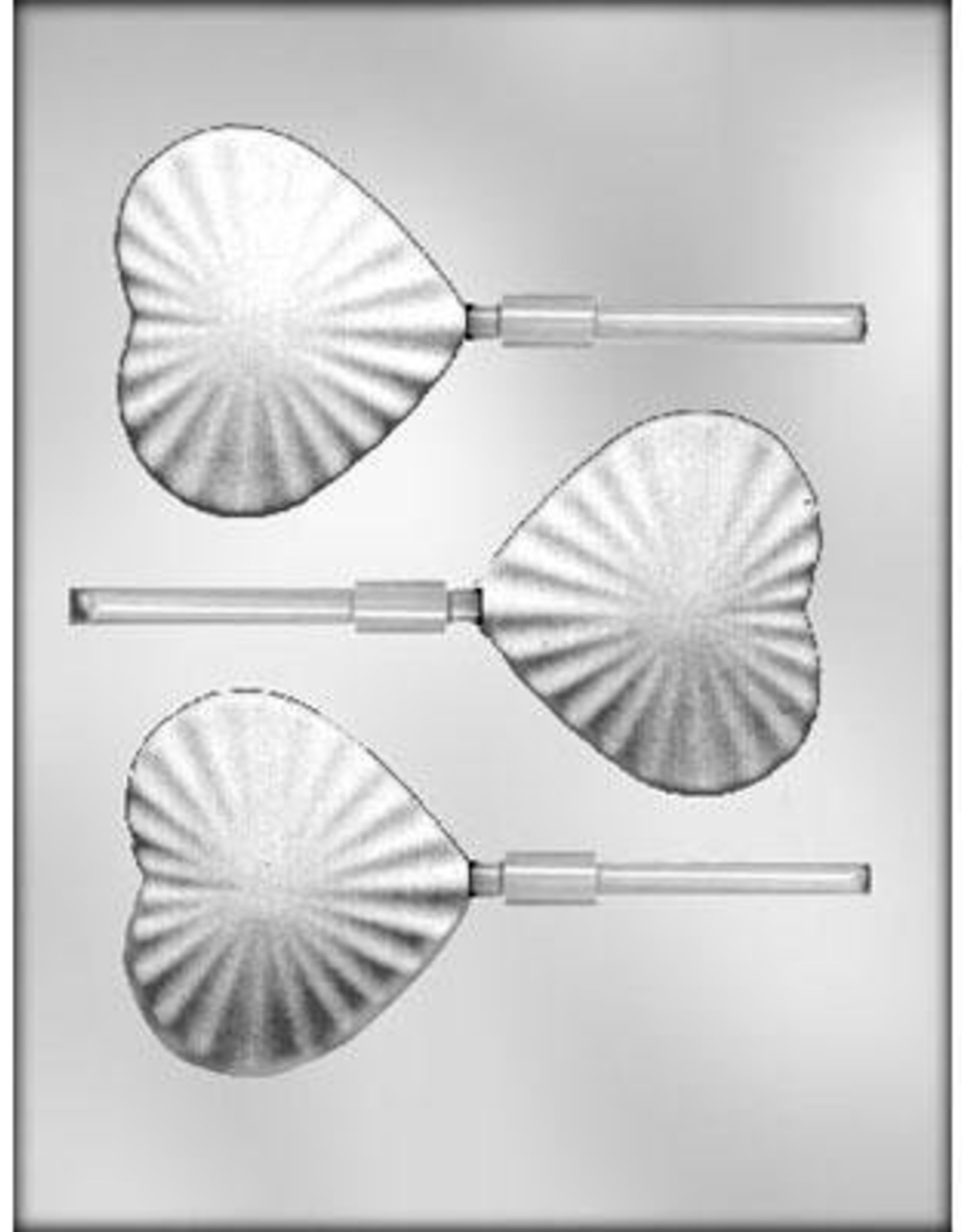 Sunburst Heart Chocolate Sucker Mold