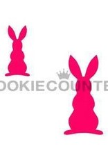The Cookie Countess Stencil (Bunny Silhouett -2 Sizes)