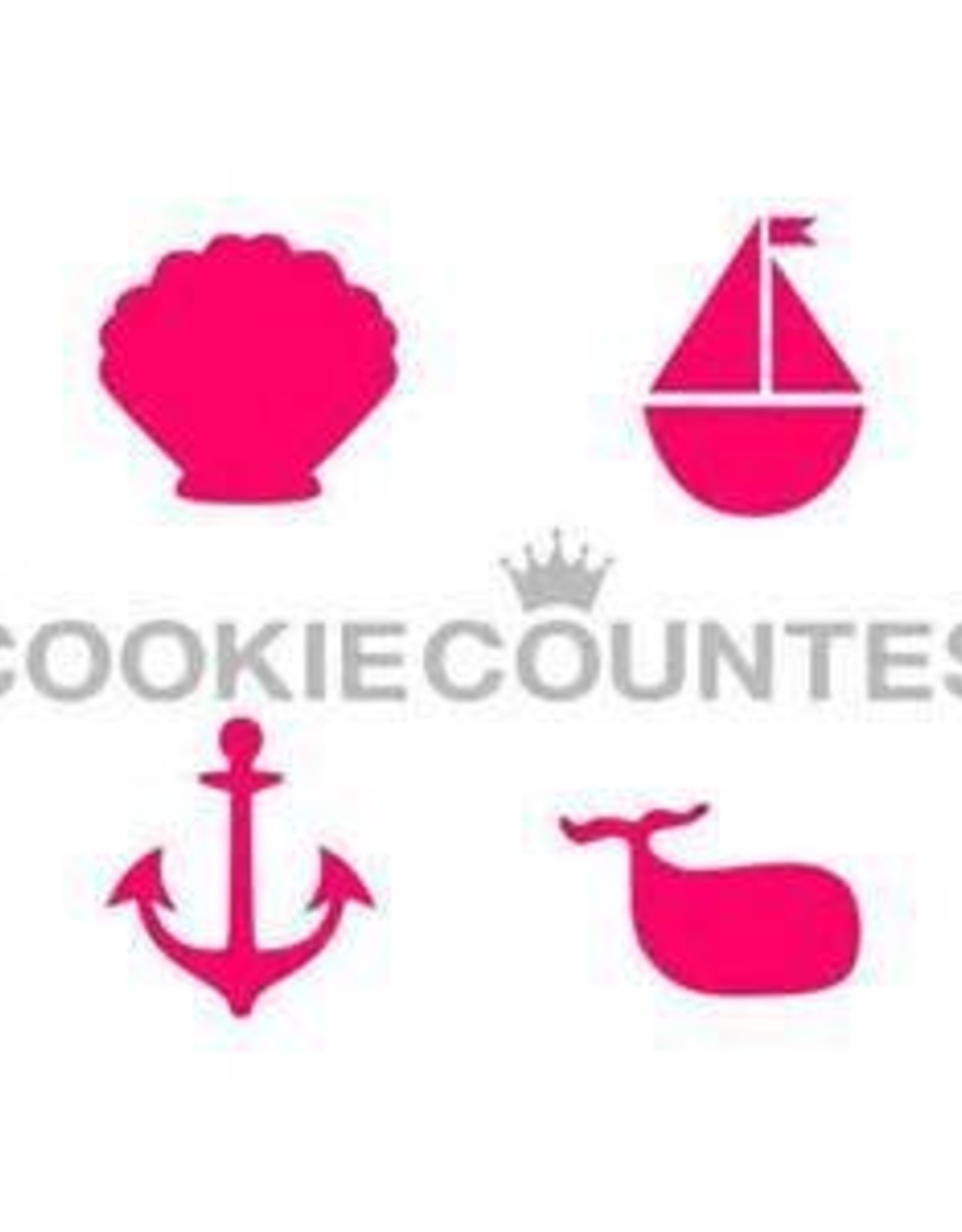 The Cookie Countess Stencil (Nautical 4-some)