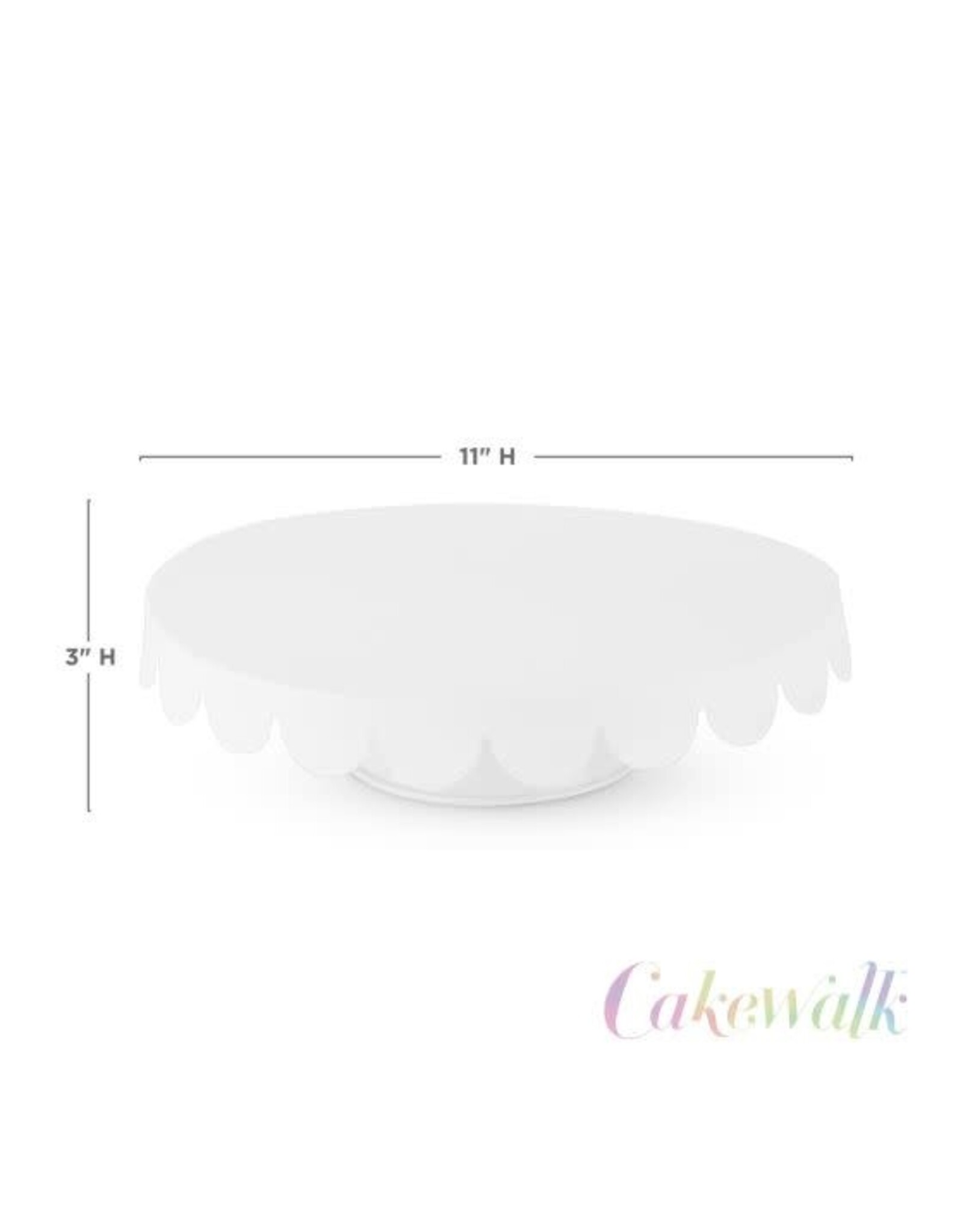 White Metal Cake Stand