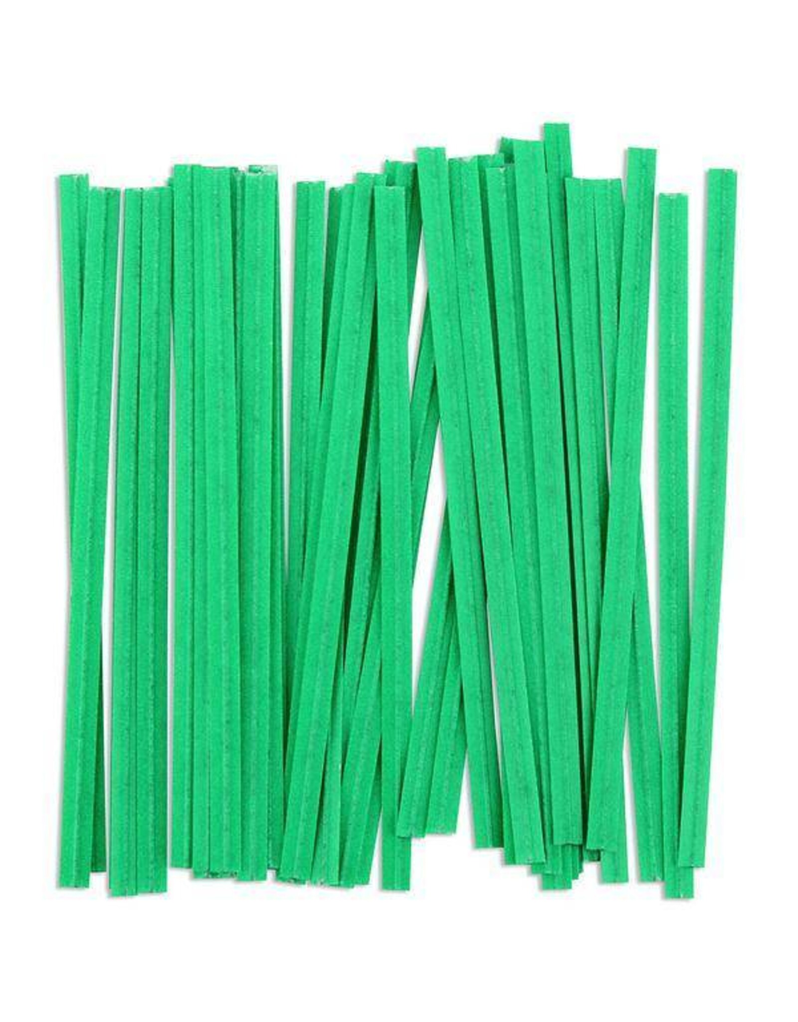 Twist Ties (Green) 25ct