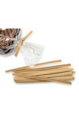 Twist Ties (Kraft) 25ct