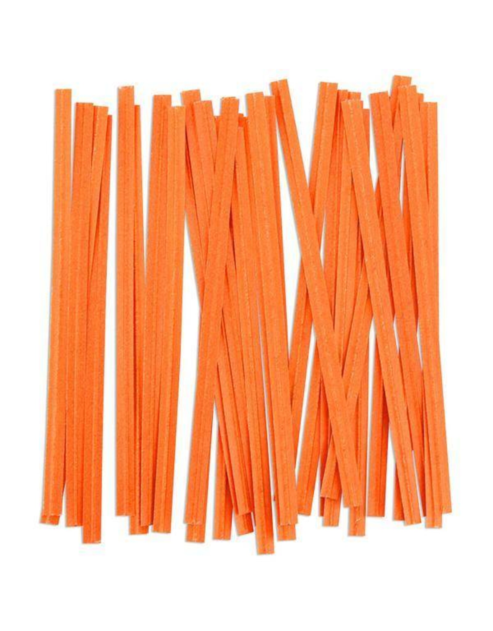 Twist Ties (Orange) 25ct