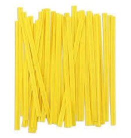 Twist Ties (Yellow) 25ct