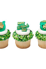 Pot of Gold Assorted Cupcake Rings (12ct)