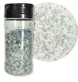 Edible Glitter 1oz (Silver Pearl)
