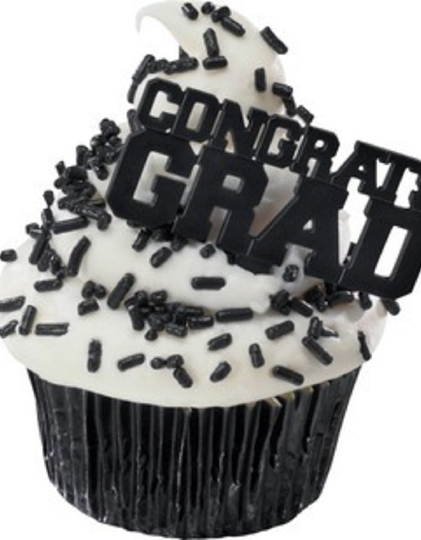 Congrats Grad Pick Black 12 ct