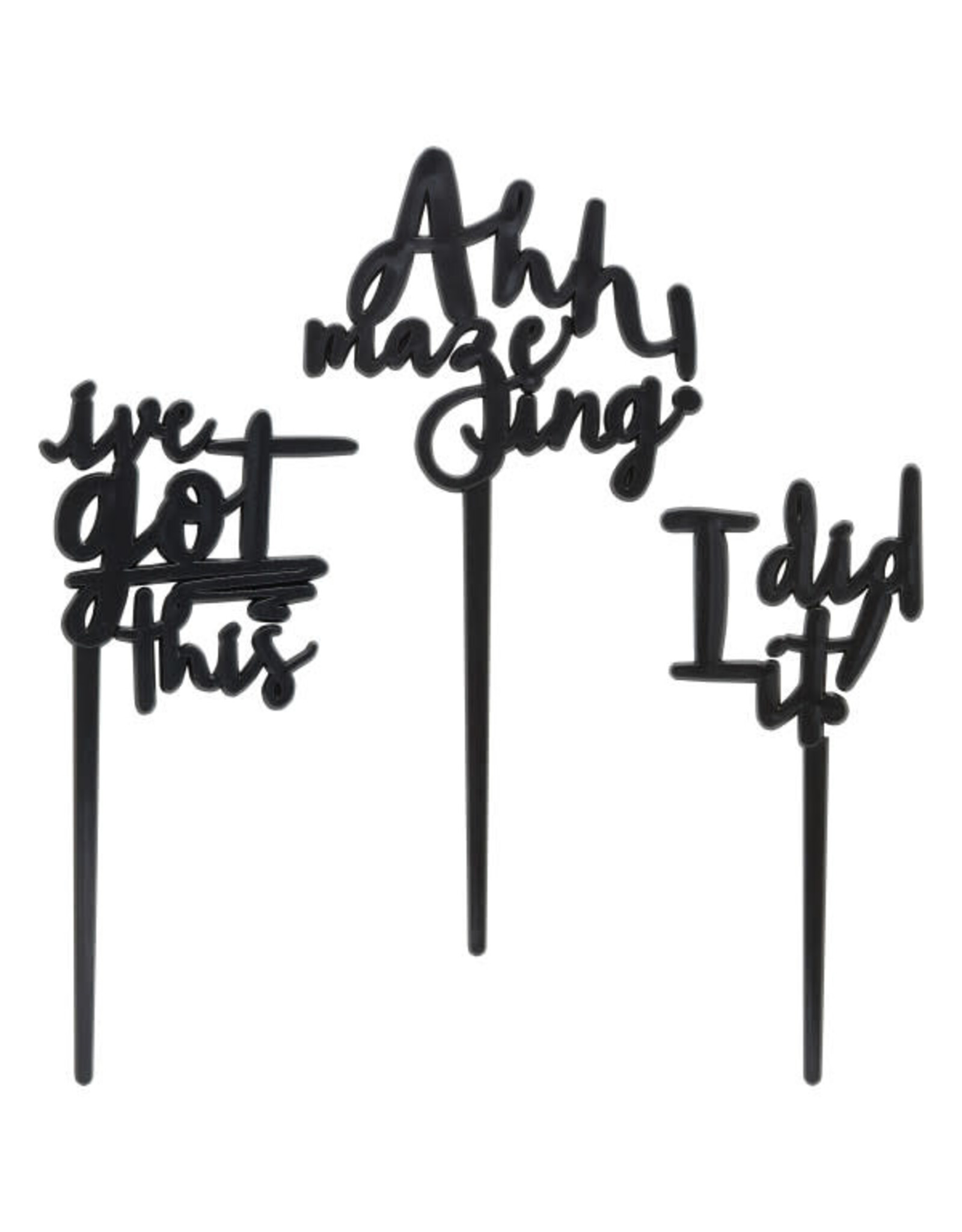 Inspirational Grad Cake Skewers (3ct)