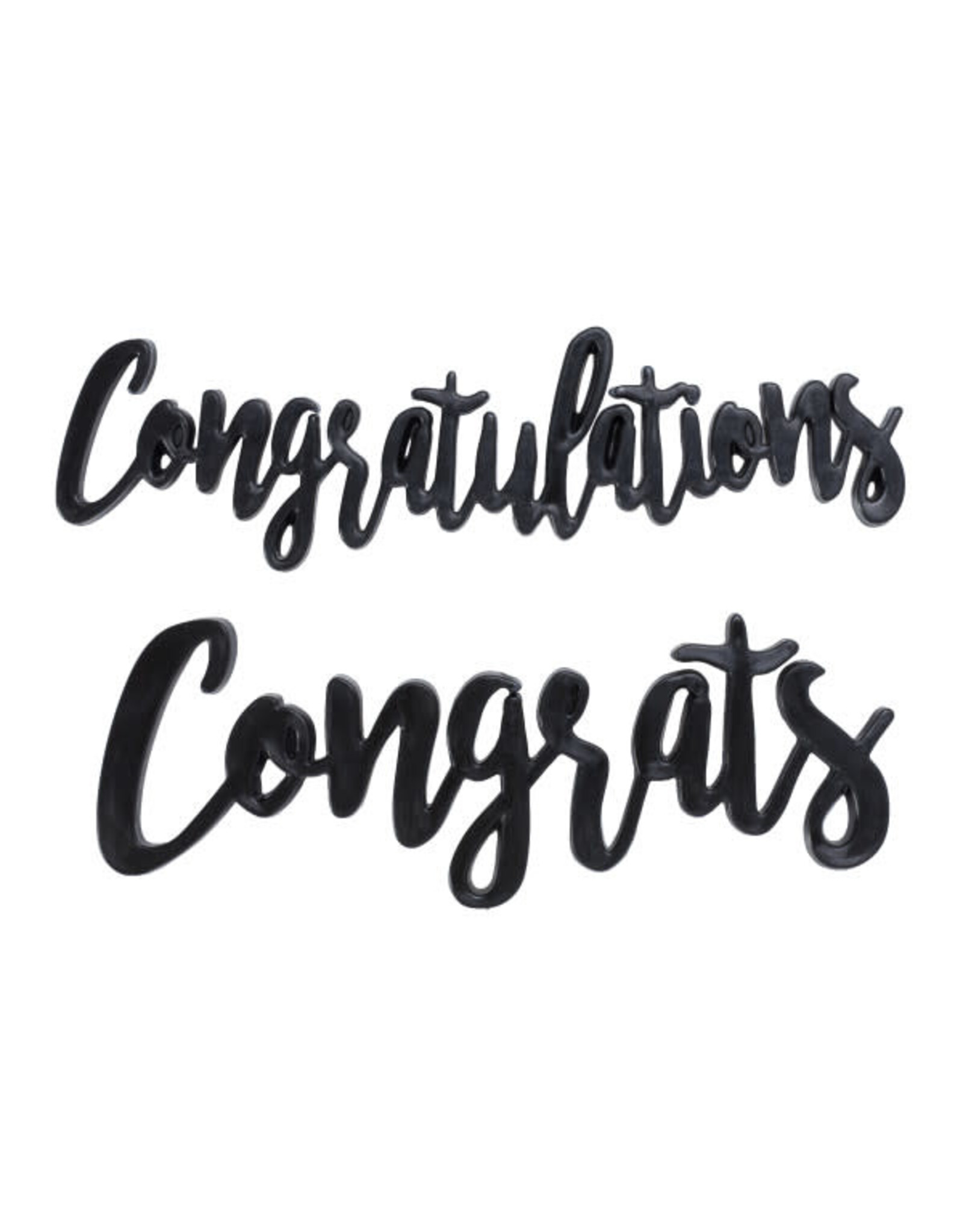 Congratulations or Congrats Script Layon(1ct)