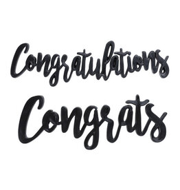 Congratulations or Congrats Script Layon(1ct)