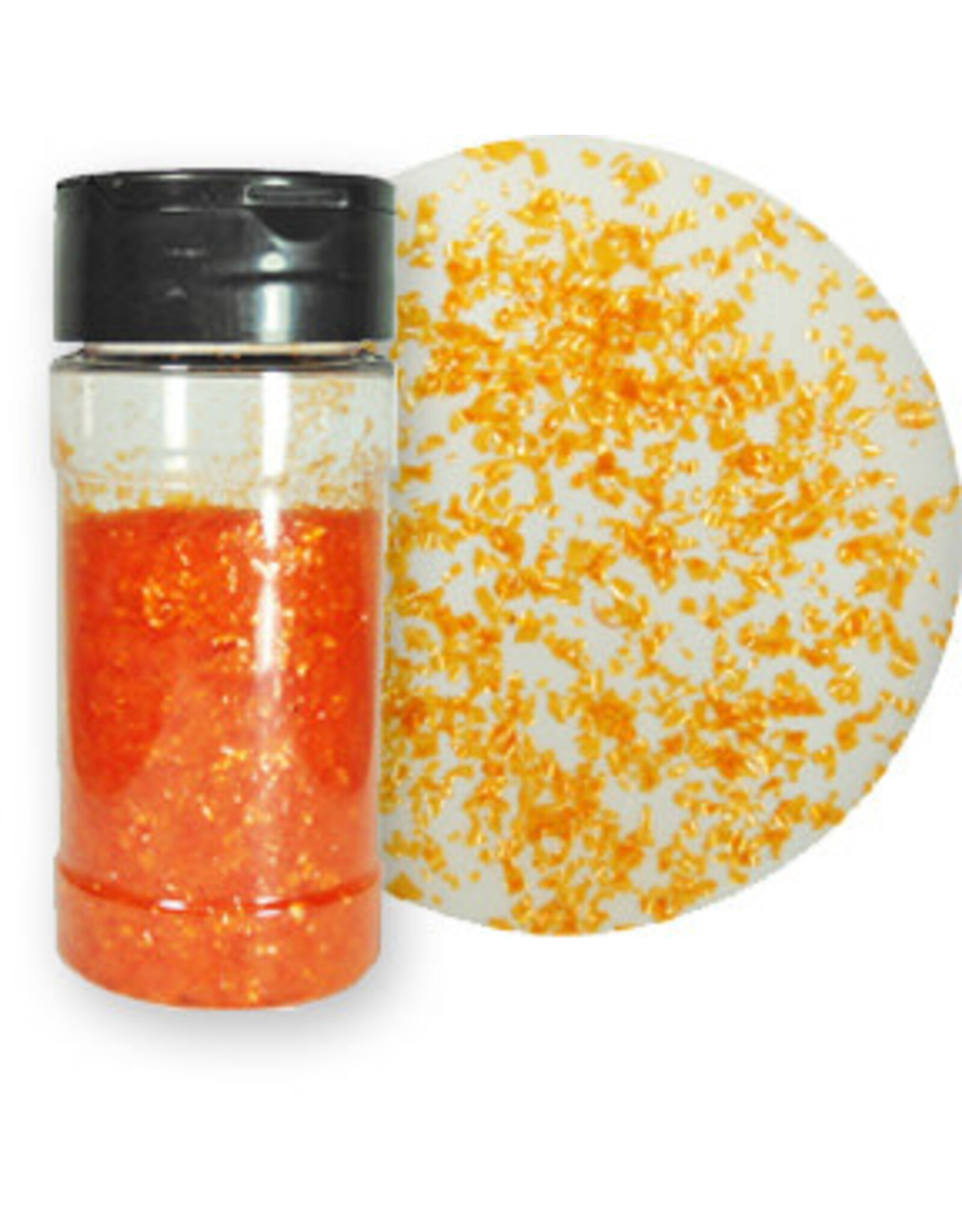 Edible Glitter(Orange) 1oz
