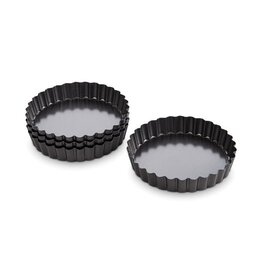 Non-Stick Round Quiche Pan, 4.25in(set of 4)