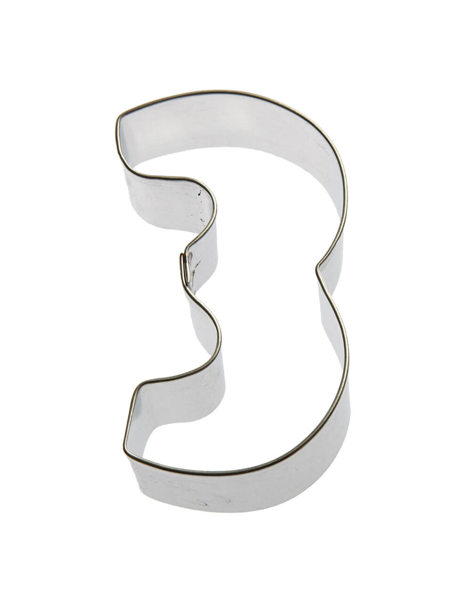 Number "3" Cookie Cutter (3")