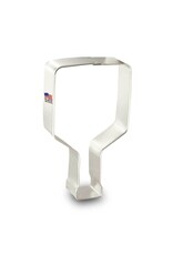 Pickle Ball Racquet/Mirror Cookie Cutter (4")
