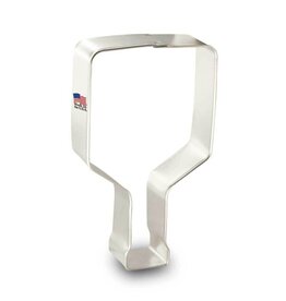 Pickle Ball Racquet/Mirror Cookie Cutter (4")