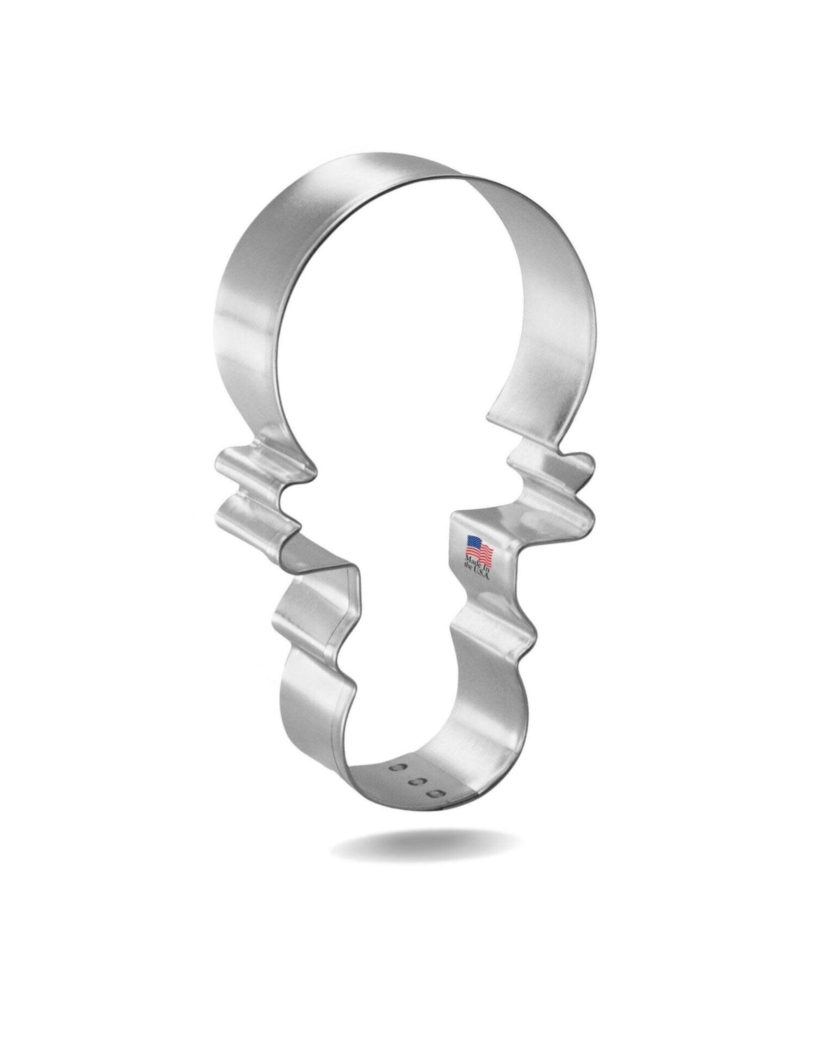 Snowman/Baby Rattle Cookie Cutter (4")