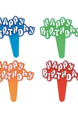 Happy Birthday Cupcake Picks (144/pkg)