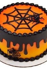 Black Spider Web Cake LayOn