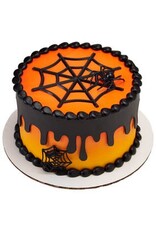 Black Spider Web Cake LayOn